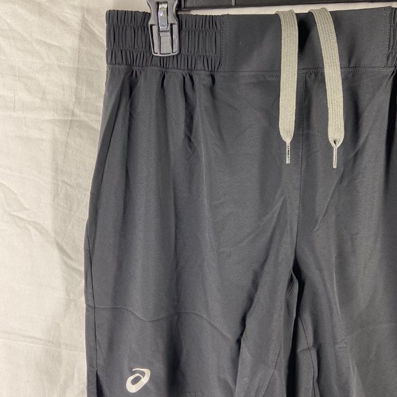 ASICS Mens Black Stock Running Shorts Size L - Picture 3 of 4